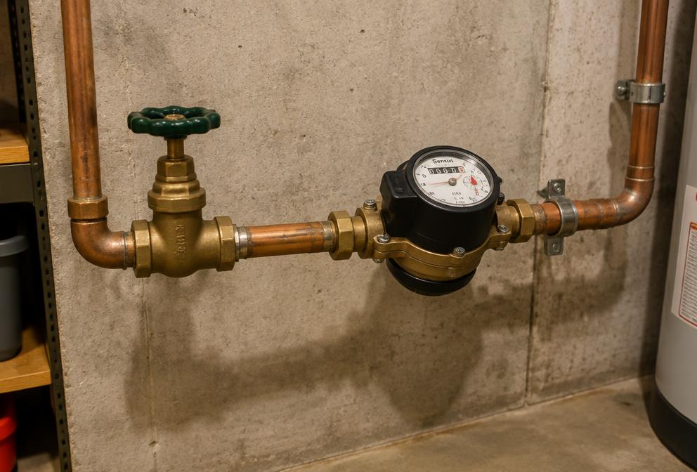 Find your main water shutoff
